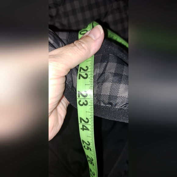 Ladies J. Crew Downs Puffer Vest Buffalo Plaid W/Black Trim LRG Zip Front - Picture 9 of 9